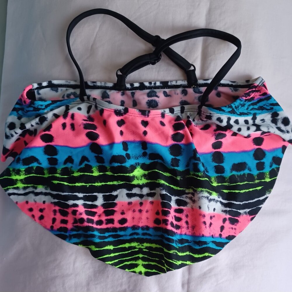 Justice girls swim top, size 10